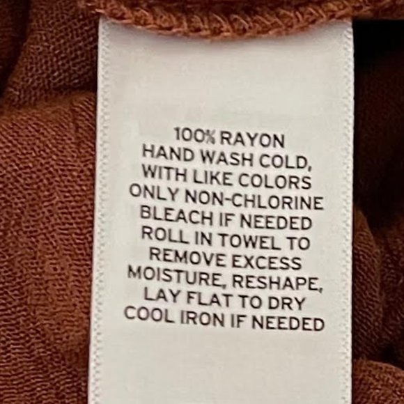 Abound Large Cinnamon Brown Elastic Waist Crinkle Shorts  NEW WITH TAGS - Picture 6 of 8